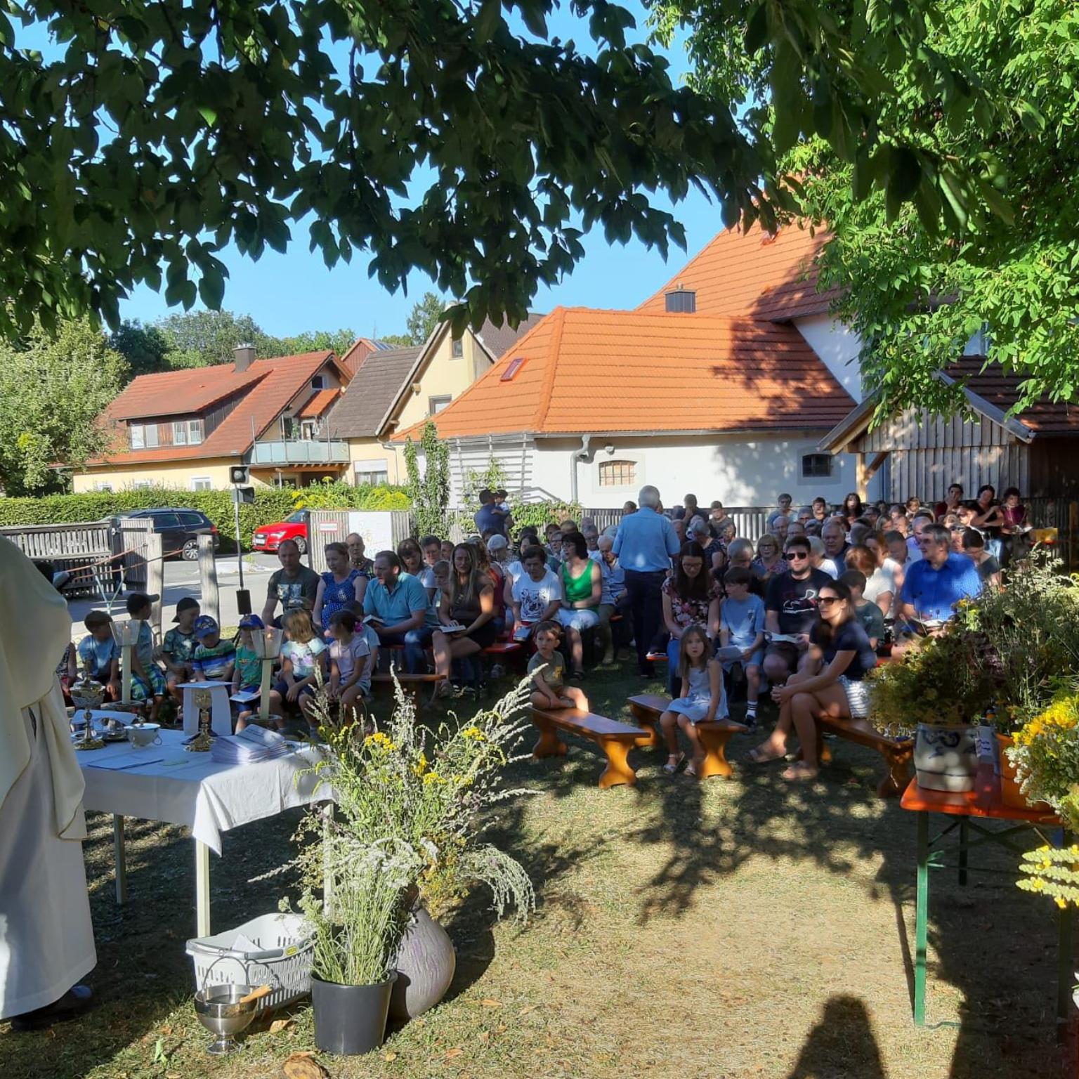 Familiengottesdienst in Arnstein, Mariä Himmelfahrt