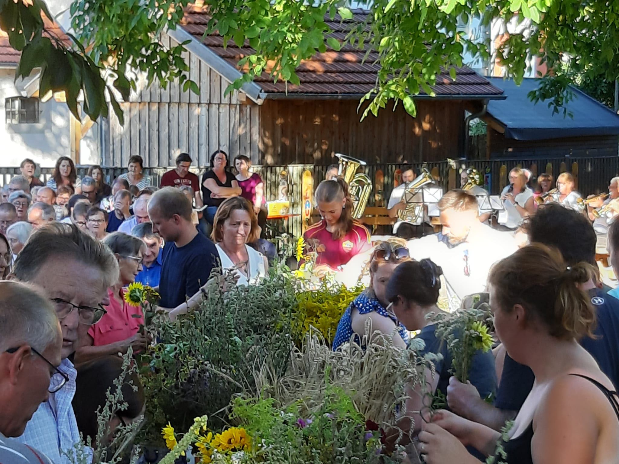 Familiengottesdienst in Arnstein, Mariä Himmelfahrt