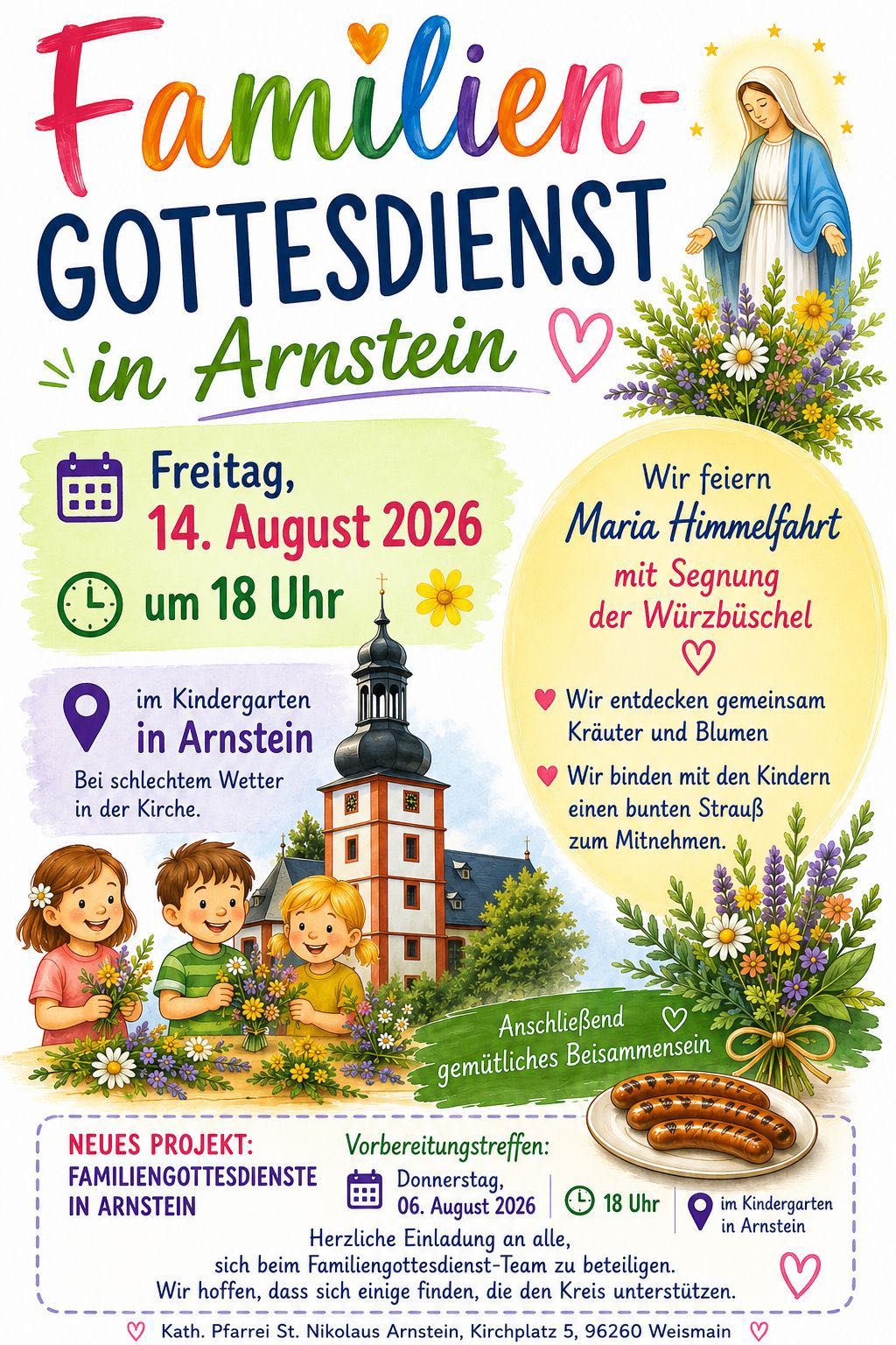 Familiengottesdienst in Arnstein