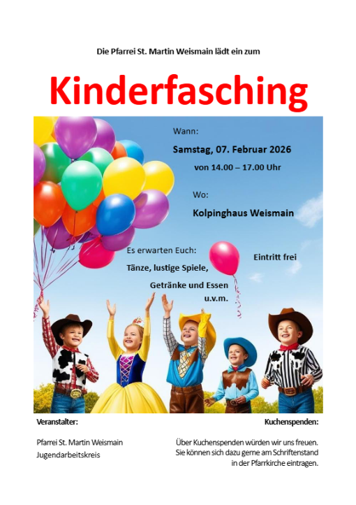 Kinderfasching Weismain